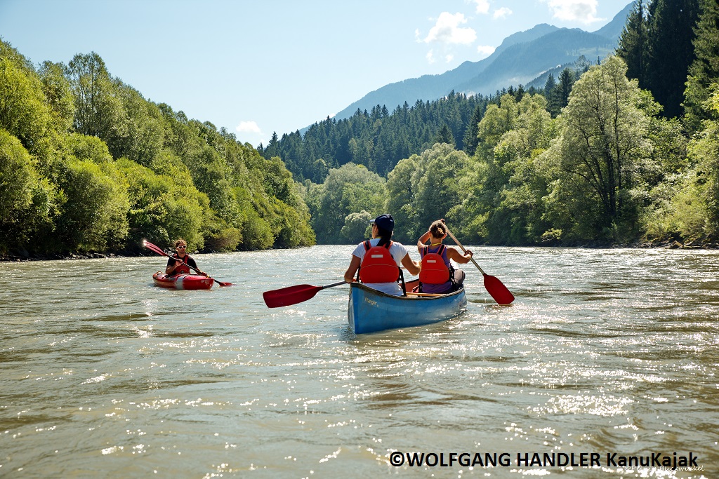 Genusspaddeln auf der Drau